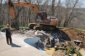 Millpitas pool fill in, removal, & demolition